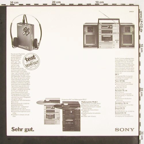 Sony - Innersleeve: Walkman, PS-F9, Sony (2400331), D Typ: Sleeve Best.-Nr.: V2592 Preis: 2,00 Euro