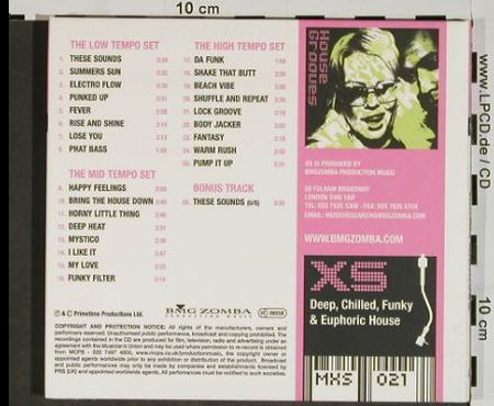 V.A.MXS 021-House Grooves: Low&sol;Mid&sol; High, Tempo House, Digi, Match Production Music (MXS 021), EU, UK Typ: CD Best.-Nr.: 84478 Preis: 10,00 Euro.