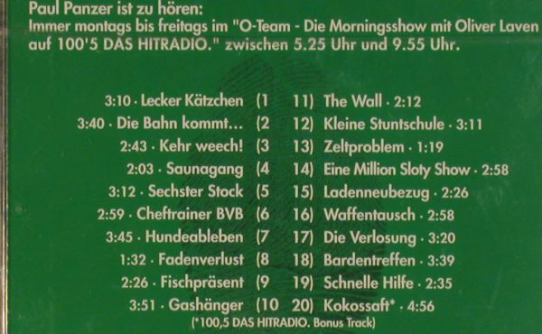 Panzer,Paul: Best of, Die Superhits der 90ger, 100,5 Hitradio Eupen(), EU,FS-Neu, 2001 - CD - 84496 - 7,50 Euro