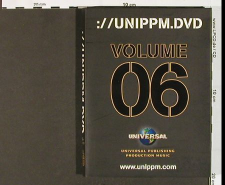 V.A.Library UNIPPM DVD: Vol.06 - 50 new Releases, Universal (6A&sol;6B), EU, 2007 Typ: DVD*2 Best.-Nr.: Z209 Preis: 20,00 Euro.