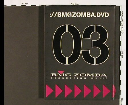 V.A.Library BMG&sol;Zomba DVD: Vol.03 - 57 new Releases, Universal (03A&sol;03B), EU, 2007 Typ: DVD*2 Best.-Nr.: Z210 Preis: 20,00 Euro.