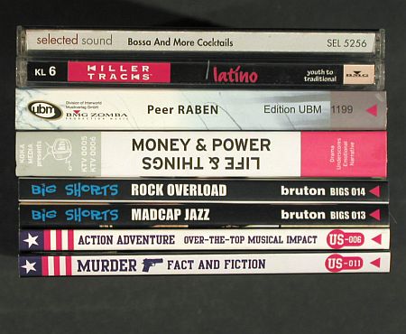 V.A.Library Mix: 8CD's aus divLibrary's,4*Digi,2*2CD, Diverse Label, EU Typ: CD*8 Best.-Nr.: Z216 Preis: 10,00 Euro.