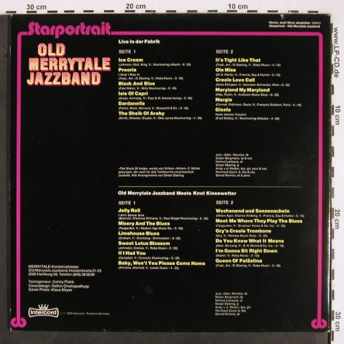 Old Merry Tale Jazzband: Starportrait LIVE FABRIK/ K.Kiesew., Intercord (155015), D,Foc, 1976 Typ: 2LP Best.-Nr.: V2197 Preis: 9,00 Euro