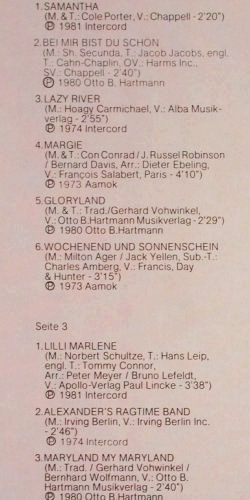 Old Merry Tale Jazzband: 25 Jahre , Foc, Intercord (INT 155.043), D, 1981 Typ: 2LP Best.-Nr.: V2719 Preis: 9,00 Euro