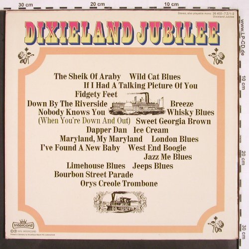 V.A.Dixieland Jubilee: Old Merry Tale... Harlem Ramblers, Intercord (26 450-7 Z /1-2), D, 1974 Typ: 2LP Best.-Nr.: V2720 Preis: 7,50 Euro