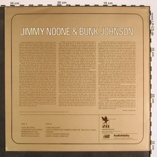Noone,Jimmie & Bunk Johnson: Kings of New Orleans, Jazz Bird(JAZ-2018), UK, 1982 - LP - V4341 - 9,00 Euro