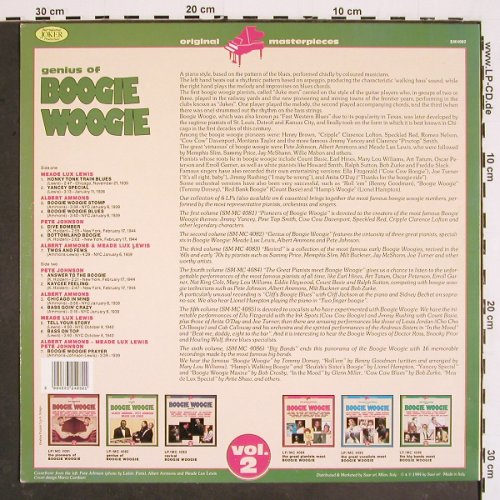 Ammons,Albert/P.Johnson/M.Lux Lewis: Genius of Boogie Woogie, Vol.2, Joker (SM 4082), I, 1935-44, 1984 Typ: LP Best.-Nr.: V4793 Preis: 7,50 Euro