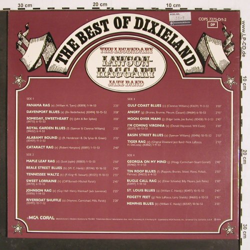 Lawson-Haggart Jazz Band: The Best Of Dixieland, Foc, MCA(COPS 7275-D/1-2), D, 1974 - 2LP - V4836 - 12,50 Euro
