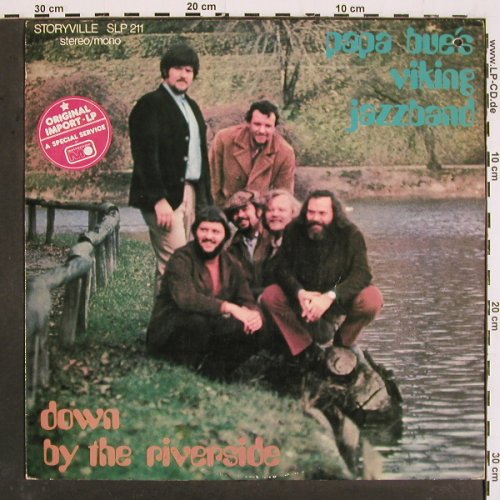 Papa Bue's Viking Jazzband: Down By The Riverside, Storyville(SLP 211), DK, co,  - LP - V4969 - 7,50 Euro