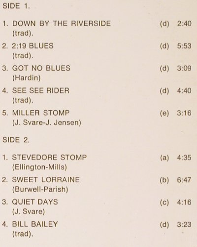 Papa Bue's Viking Jazzband: Down By The Riverside, Storyville(SLP 211), DK, co,  - LP - V4969 - 7,50 Euro