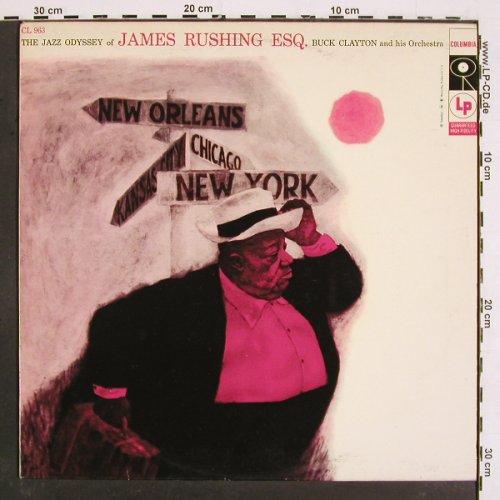 Rushing,Jimmy / Buck Clayton Orch.: The Jazz Odyssey of, CBS (CL 963), E, 1987 Typ: LP Best.-Nr.: V4971 Preis: 7,50 Euro