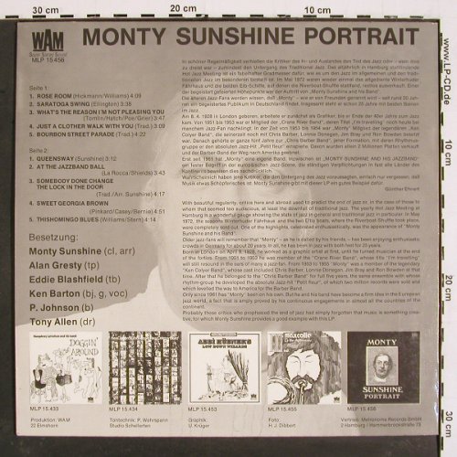Monty Sunshine: Portrait, WAM(MLP 15 456), D, 1972 - LP - V4972 - 7,50 Euro