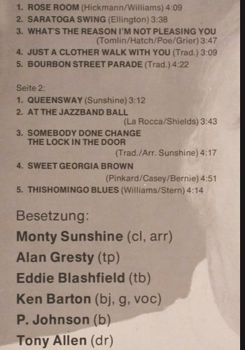 Monty Sunshine: Portrait, WAM(MLP 15 456), D, 1972 - LP - V4972 - 7,50 Euro