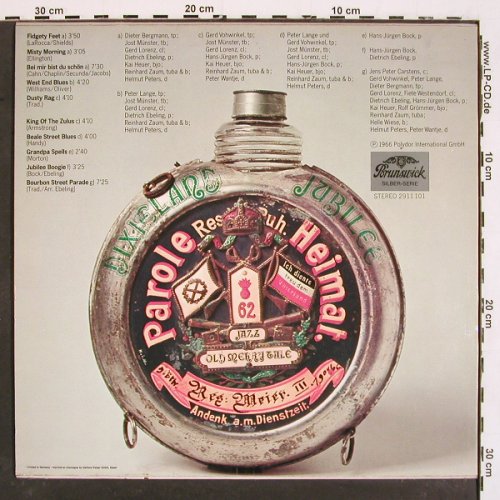 Old Merry Tale Jazzband: Dixieland Jubilee (1966), Brunswick(2911 101), D, Ri,  - LP - V5051 - 7,50 Euro