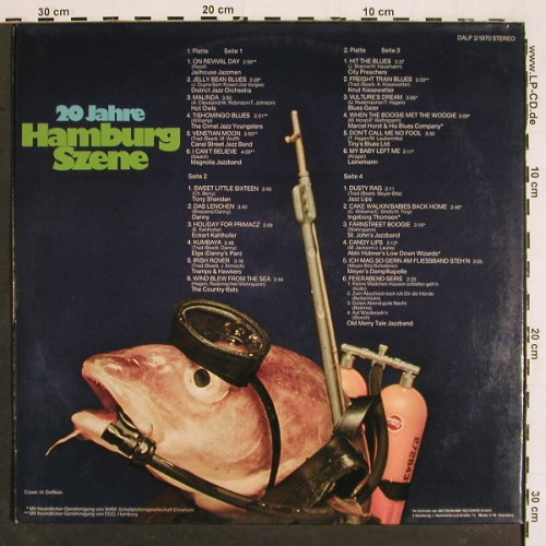V.A.20 Jahre Hamburg Szene: Jailhouse Jazzmen.. Old Merry Tale, Metronome (DALP 2/1970), D, Foc, 1975 Typ: 2LP Best.-Nr.: V5300 Preis: 9,00 Euro