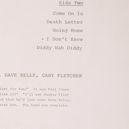 Blues Band: Official Blues Band Bootleg Album, Arista, pre Cover (202 021-320), D, 1980 Typ: LP Best.-Nr.: V6362 Preis: 7,50 Euro.