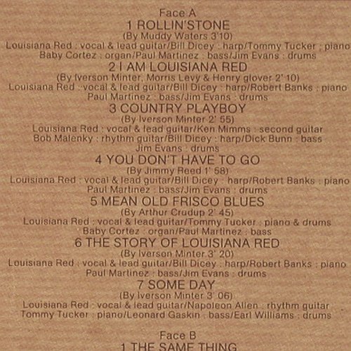 Louisiana Red: Sings the Blues, Blues Power No.11, Atlantic(40 436), F, m-/vg+, 1975 - LP - V7031 - 20,00 Euro