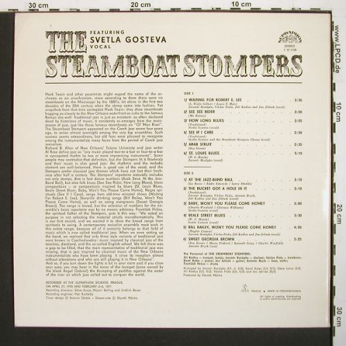 Steamboat Stompers: feat. Svetla Gosteva, Supraphon(1 15 1100), CZ, 1971 - LP - V7542 - 7,50 Euro