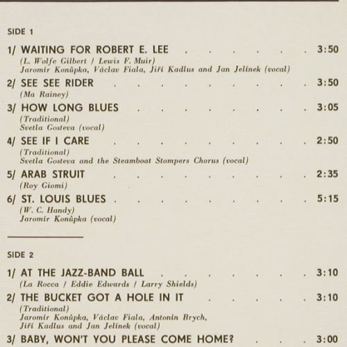Steamboat Stompers: feat. Svetla Gosteva, Supraphon(1 15 1100), CZ, 1971 - LP - V7542 - 7,50 Euro