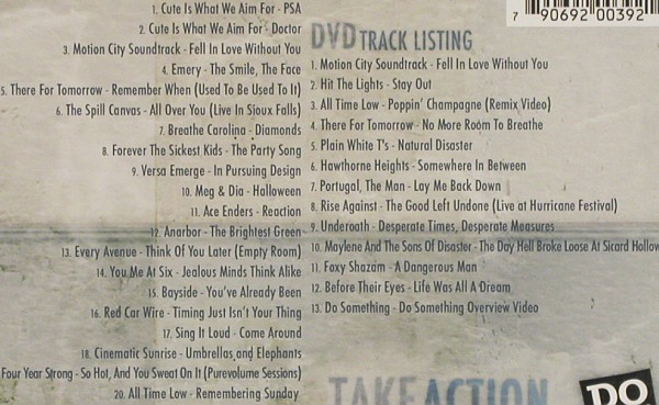V.A.Take Action!: Volume 8, Digi,(like new), Hopeless/SubCity(SC039-2), US, 2009 - CD/DVD - 80017 - 10,00 Euro