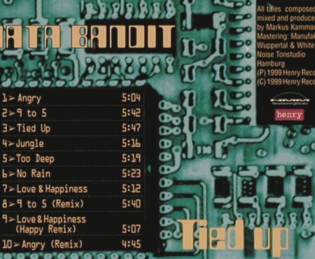 Data Bandit: Tied up, Facts, Henry Records (HH)(NMM 54446), D, 1999 - CD - 84481 - 7,50 Euro