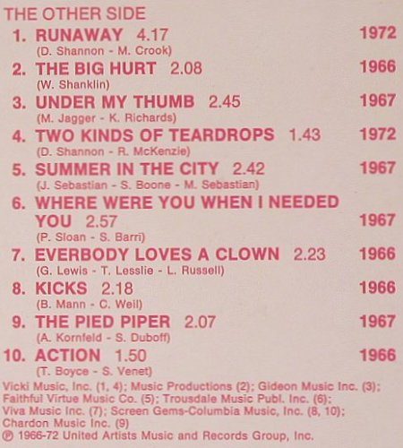 Shannon,Del: 20 Rock'n'Roll Hits, m-/vg+, UA (ROCK 6), S, 1972 Typ: LP Best.-Nr.: V4661 Preis: 6,00 Euro