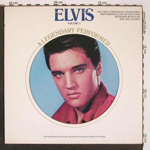Presley,Elvis: A Legendary Performer 3, Booklet, RCA, woc on Innersleeve(CPL1-3082), US, co, 1978 - LP - V6626 - 7,50 Euro
