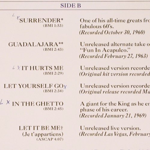 Presley,Elvis: A Legendary Performer 3, Booklet, RCA, woc on Innersleeve(CPL1-3082), US, co, 1978 - LP - V6626 - 7,50 Euro