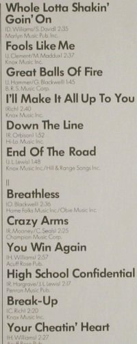 Lewis,Jerry Lee: Attention!, Fontana (6430 075), D Typ: LP Best.-Nr.: V7177 Preis: 7,50 Euro.