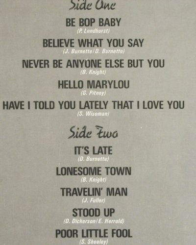 Nelson,Rick: The Very Best Of, United Artists (UAS 29 751 Z), D, 1975 Typ: LP Best.-Nr.: V7182 Preis: 6,00 Euro.