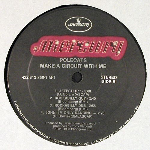 Polecats: Make a Circuit with me,7Tr, vg+/vg+, Mercury(422-812 358-1), US, 1983 - LP - V7788 - 6,00 Euro