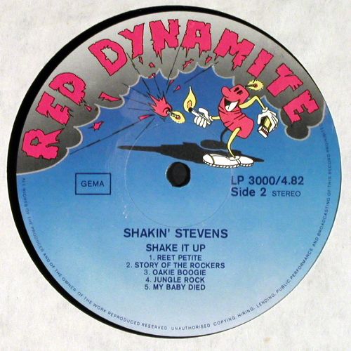 Shakin'Stevens: Shake It Up, Red Dynamite(LP 3000/4.82), D, 1979 - LP - V7791 - 19,00 Euro