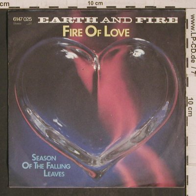 Earth And Fire: Fire Of Love, m-/vg+, Vertigo/Phonogram (6147 025), D, 1979 Typ: 7" Best.-Nr.: T5819 Preis: 2,00 Euro.