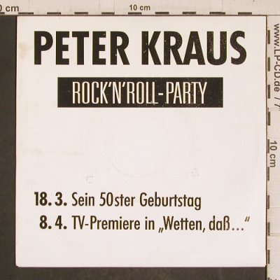 Kraus,Peter: R'n'R Party (50.Geburtstag), Polydor (889 012-7), D Promo Typ: 7" Best.-Nr.: T5796 Preis: 9,00 Euro