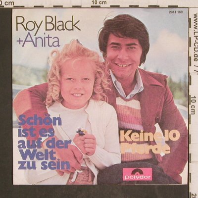 Black,Roy + Anita: Schön ist es auf der Welt zu sein, Polydor (2041 169), D, 1971 Typ: 7" Best.-Nr.: T5801 Preis: 4,00 Euro