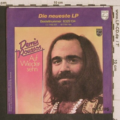 Roussos,Demis: Schön wie Mona Lisa / Wind Wind, Philips (6009 594), D, 1975 Typ: 7" Best.-Nr.: T5808 Preis: 3,00 Euro