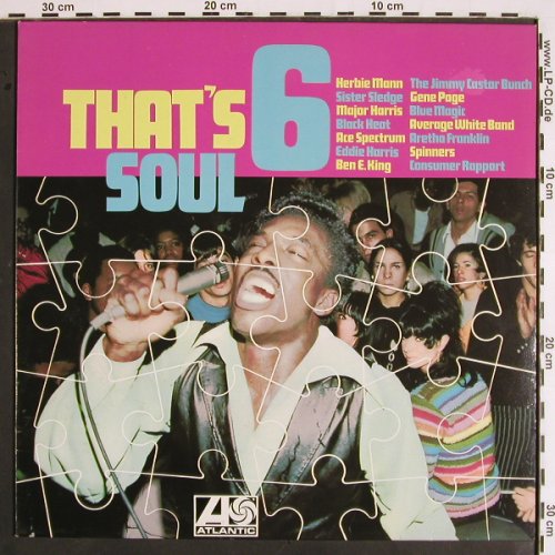 V.A.That's Soul 6: Herbie Mann... Consumer Rapport, Midi/Atlantic(ATL 20 107), D, Ri, 1977 - LP - V1848 - 7,50 Euro