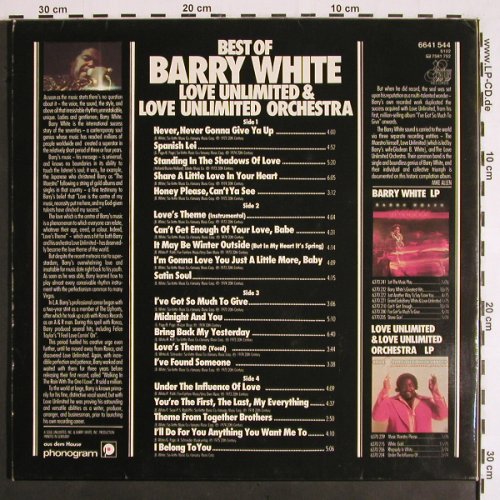 White,Barry & Love Unlimited: Best Of, Foc, incl. Poster, 20th Century Rec.(6641 544), D,  - 2LP - V1866 - 9,00 Euro