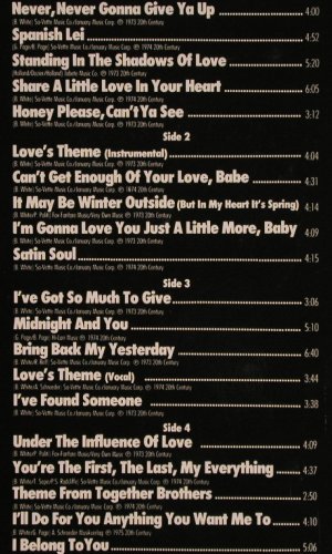 White,Barry & Love Unlimited: Best Of, Foc, incl. Poster, 20th Century Rec.(6641 544), D,  - 2LP - V1866 - 9,00 Euro