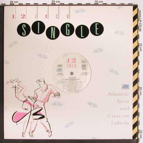 Rachel: Love Emergency*3,club/radio/dub, Atlantic (0-86620), D,33rpm, 1987 Typ: 12" Best.-Nr.: V2529 Preis: 3,00 Euro
