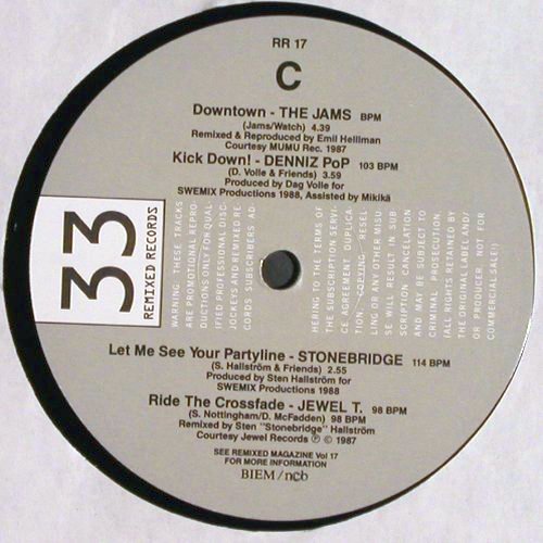 V.A.Remixed Records: Jellybean...Varous (mix), Remixed Records (RR17), S, 1986 Typ: 12"*2 Best.-Nr.: V2535 Preis: 9,00 Euro