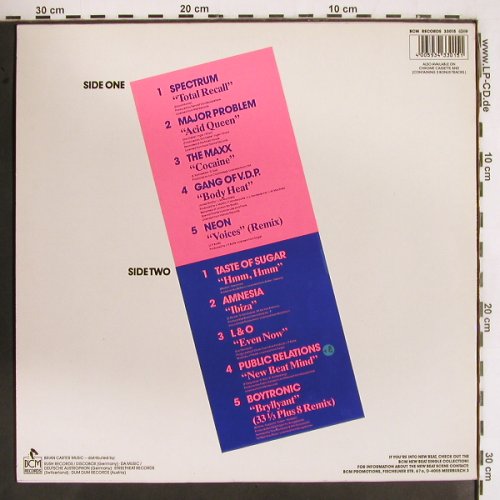 V.A.New Beat-A New Style of Music: Spectrum... Boytronic, BCM (33015), D, 1988 Typ: LP Best.-Nr.: V2539 Preis: 6,00 Euro