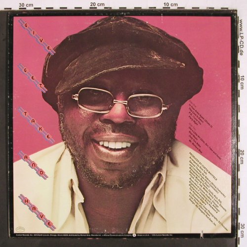 Mayfield,Curtis: Give,Get,Take and Have, Curtom (CU 5007), US, co, 1976 Typ: LP Best.-Nr.: V2762 Preis: 17,50 Euro
