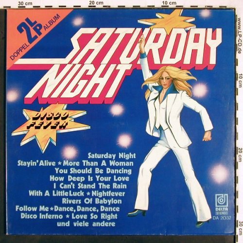 V.A.Saturday Night: Disco Fever, Foc (Cover Versions), Delta (DA 2032), D Typ: 2LP Best.-Nr.: V2799 Preis: 6,00 Euro