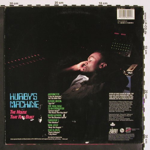 Hurby's Machine: The House that Rap build, m /vg-, London (828 092-1), NL, 1987 Typ: LP Best.-Nr.: V4156 Preis: 9,00 Euro