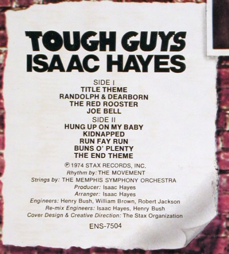 Hayes,Isaac: Tough Guys, Foc, vg+/vg+, Enterprise (ENS-7504), US, co, 1974 Typ: LPQ Best.-Nr.: V4255 Preis: 9,00 Euro