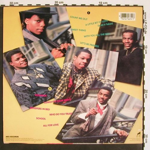 New Edition: All For Love, MCA (MCA-5679), US, co, 1985 Typ: LP Best.-Nr.: V4274 Preis: 5,00 Euro