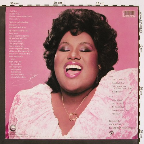 Holliday,Jennifer: Feel My Soul, Geffen(GHS 4014), US,co, 1983 - LP - V4536 - 9,00 Euro