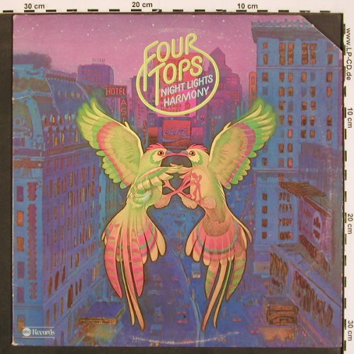 Four Tops: Night Lights Harmony, ABC(ABCD-862), US, CO, 1975 - LP - V4545 - 9,00 Euro