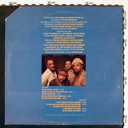 Four Tops: Night Lights Harmony, ABC(ABCD-862), US, CO, 1975 - LP - V4545 - 9,00 Euro